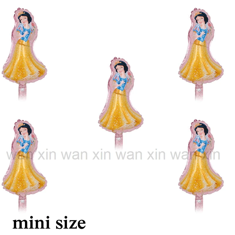 10pc mini snow white 10 шт./лот воздушный шар "Эльза" Мини Размер фольгированный материал шар на день рождения для детей игрушки Анна Принцесса Эльза вечерние воздушные шары, Классические игрушки - Цвет: 10pc mini snow white
