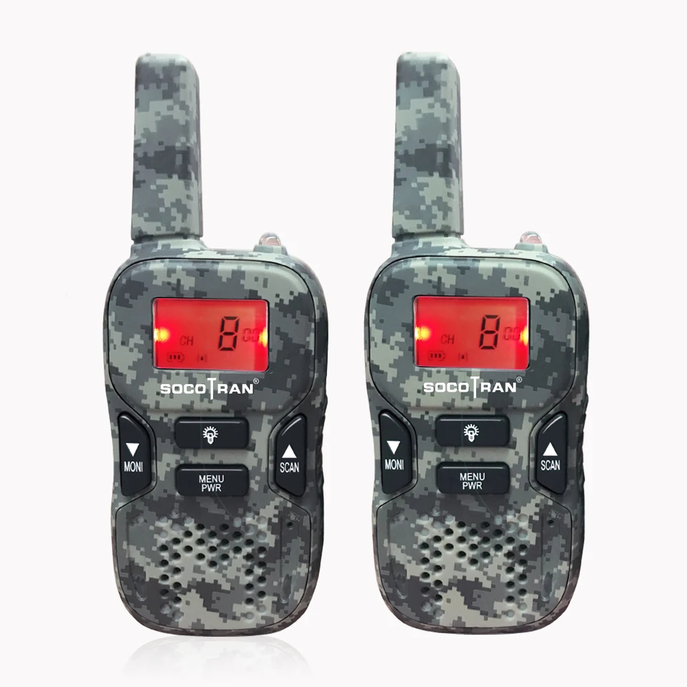 Детская мини рация SOCOTRAN R8 PMR446 двусторонняя радиостанция pmr подарок для детей