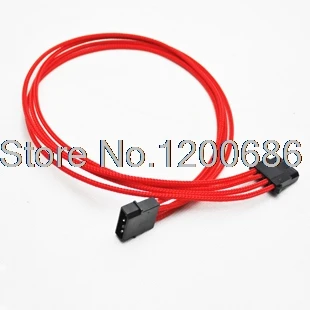 

Large 4Pin 4-pin extension male and female IDE power cord 40cm4-Pin Molex Extension fan Cable wire harness