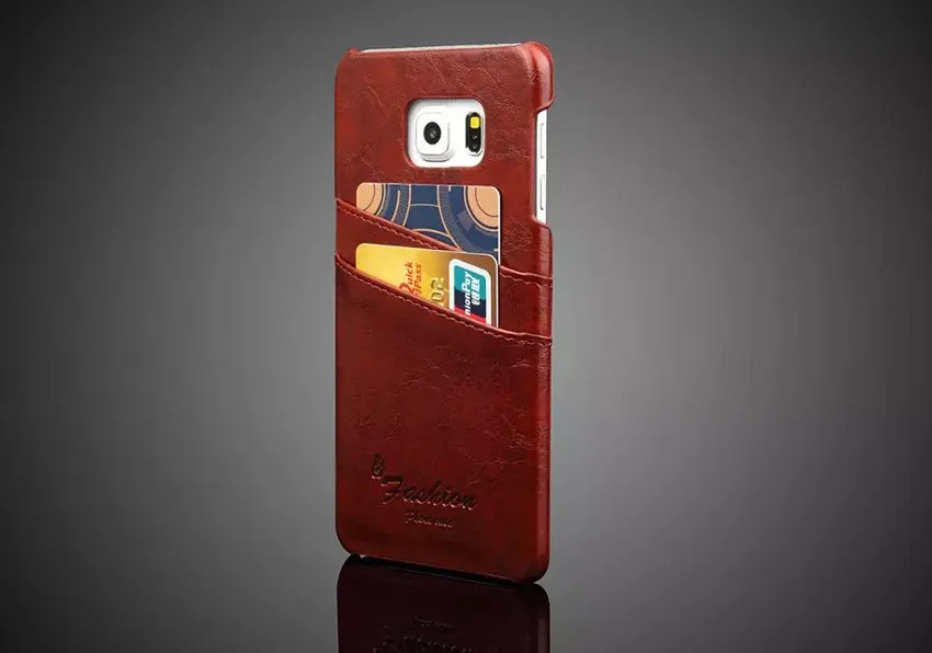 Модный брендовый Оригинальный чехол накладка из вощеной натуральной кожи для