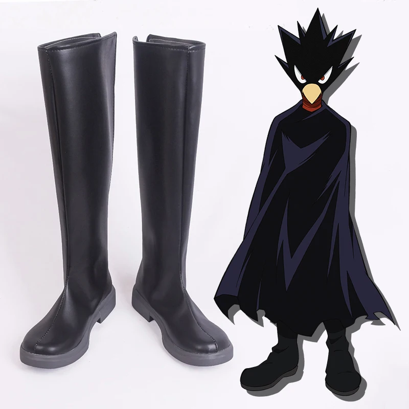 

Anime My Hero Academia Cosplay Shoes Tokoyami Fumikage Cosplay Boots Halloween Party Boku no Hero Academia Daily Leisure Shoes