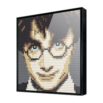 110 50x50 точек Изометрические пиксельные художественные кирпичи 1x1 Мини Строительные блоки портреты DIY домашнее украшение Совместимо с Le* goes мультфильм - Цвет: 110
