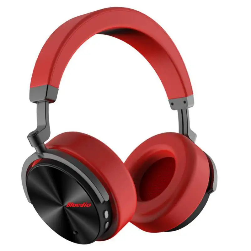 Новые беспроводные bluetooth-наушники Bluedio T5 с активным шумоподавлением, портативная гарнитура с микрофоном для телефонов и спорта