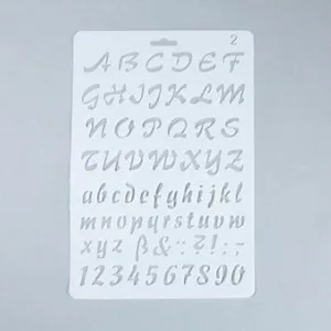 Многофункциональный трафарет для рисования, линейка для декора