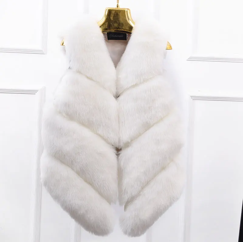 

2020 Real Promotion Vest Fur In The Long Section Of Women Were Autumn Korean Version Of Fox Coat Waistcoat Stitching Sleeveless