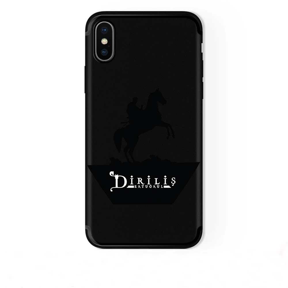 ТВ Dirilis Ertugrul Черный силиконовый чехол-накладка из мягкого ТПУ чехлы Чехол для iphone 8 7 6 6s plus X Xr Xs Xmax 5 защитный корпус - Цвет: 6285