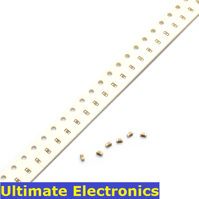 100 шт./лот 0603 SMD Бескорпусные Многослойные Керамика конденсатор с алюминиевой крышкой, 0.5pF~ 2,2 мкФ 10pF 100pF 1nF 10nF 100nF 0,1 мкФ 1 мкФ 2,2 мкФ многослойный керамический конденсатор чипа