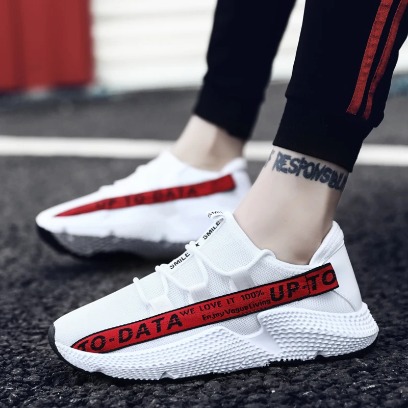 2019 дышащие легкие мужские летние сетчатые туфли новые модные повседневные