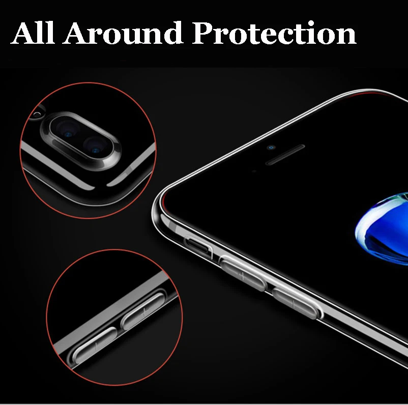 Ultra thin TPU Squishy Case For iPhone Xs Max XR 8 X 4 4S 5 SE 5S 6 plus 7 phone soft Cover Back Skin Silicone protector |
