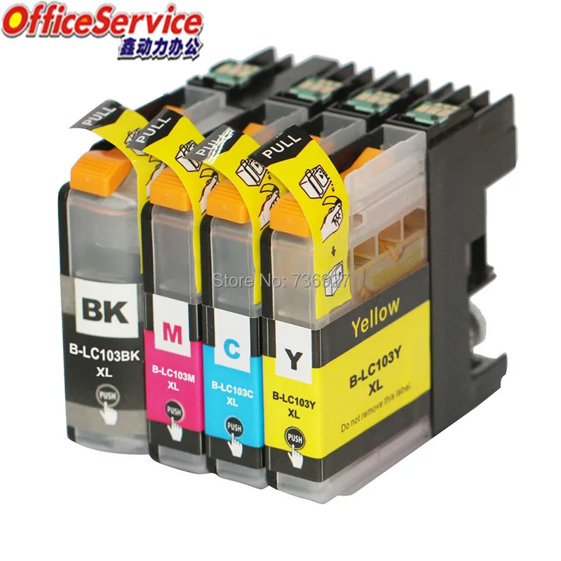 Совместимый чернильный картридж 5Black LC103 LC101 для лазерного принтера|ink cartridge|cartridge