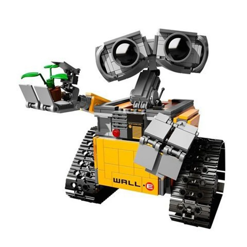 687 шт. Legoings Ideas WALL E строительные блоки Робот Модель Строительный набор Кирпичи