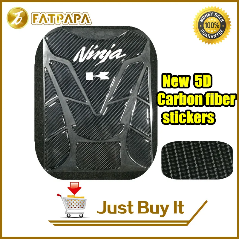 Новый мотоцикл велосипед топливный бак 5d четырехмерные наклейки из углеродного