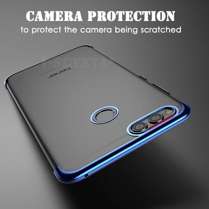 Роскошный мягкий силиконовый чехол из ТПУ для Huawei Y5 Y7 Prime 2018 Honor 7A Pro Play 7C ультра