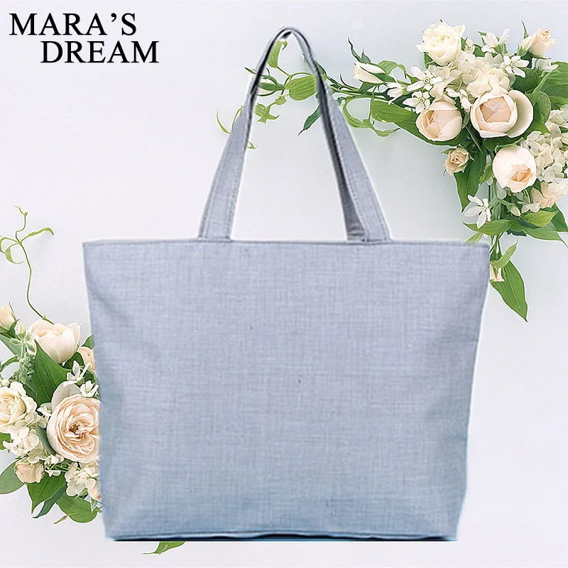Женская Холщовая Сумка Mara's Dream однотонная пляжная сумка на плечо 2018|large shoulder bag|bag