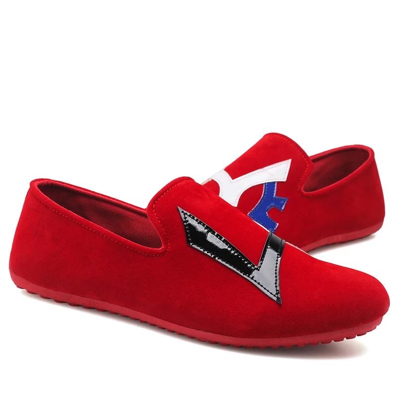 Men Slipony Flats slip-on Moccasins Retro British men's Boat shoes Loafer Chaussure Hombre man Casual Gommino Driving | Обувь