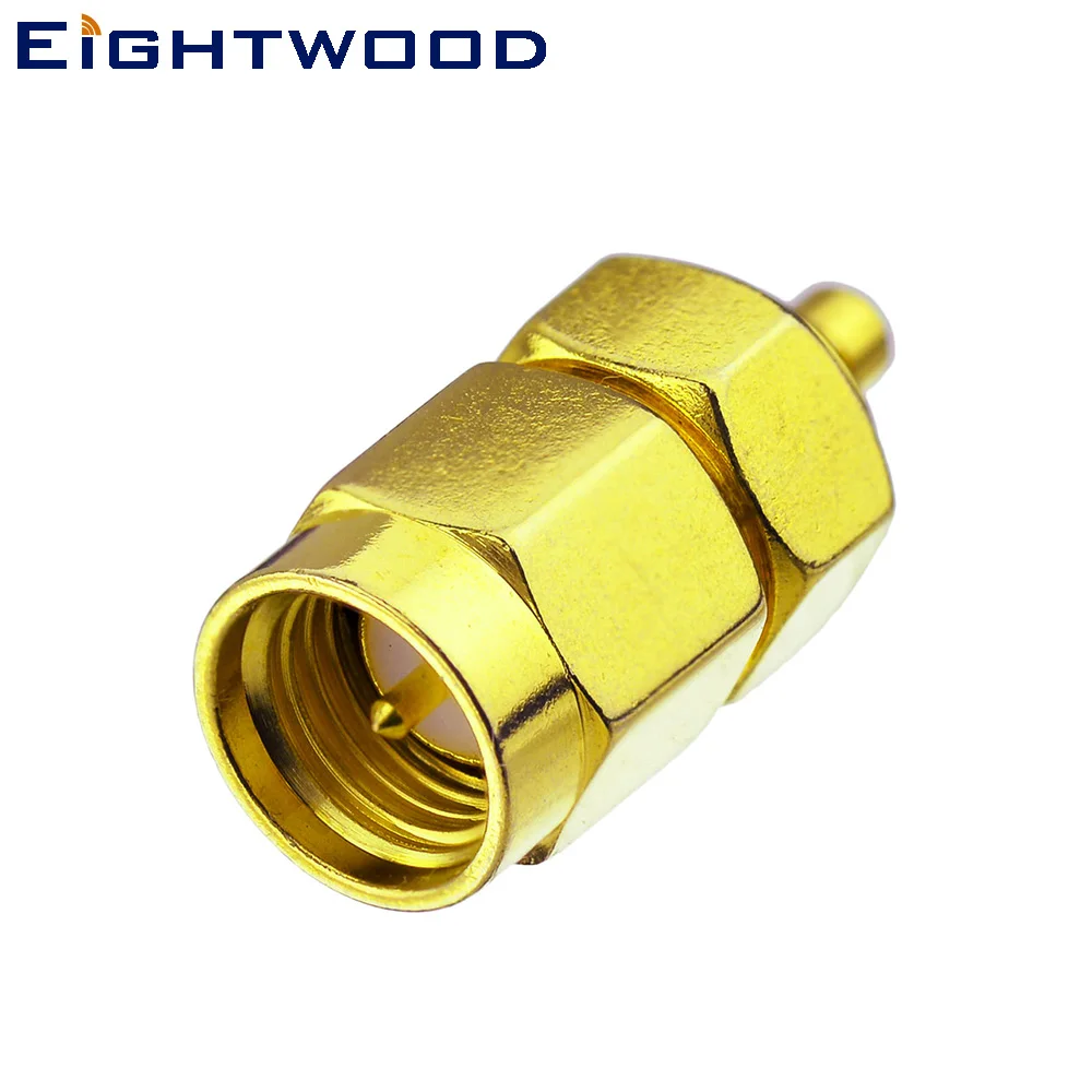 Eightwood MMCX к SMA RF коаксиальный адаптер штекер разъем прямой|Кабели адаптеры и