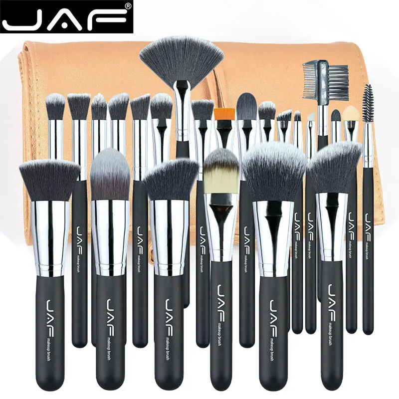 Кисти для макияжа JAF Pro 24 шт. набор кистей основы пудры косметической красоты