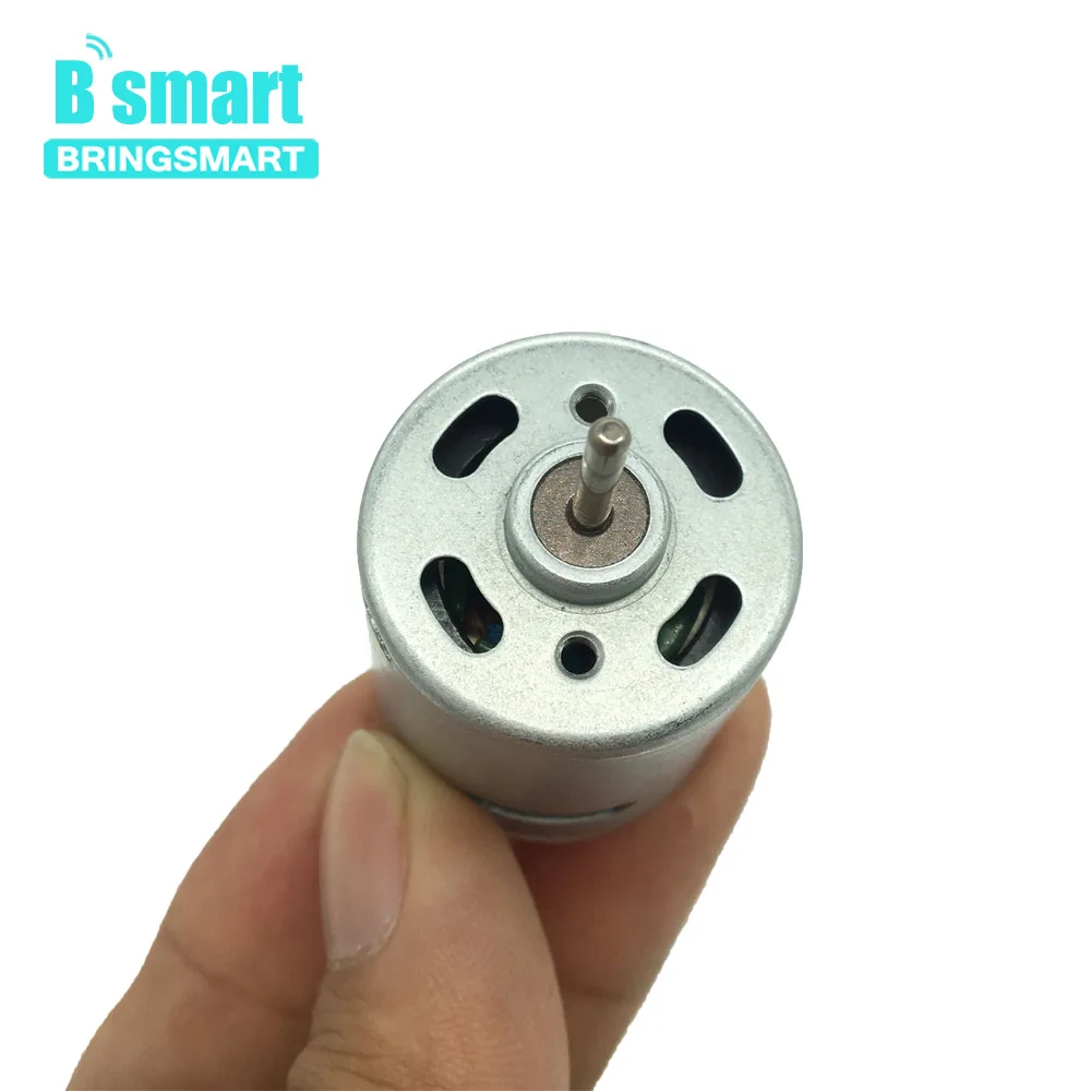 Bringsmart 2 шт. микро двигатель постоянного тока 7 в 12 В 18 24 Мини Высокоскоростной
