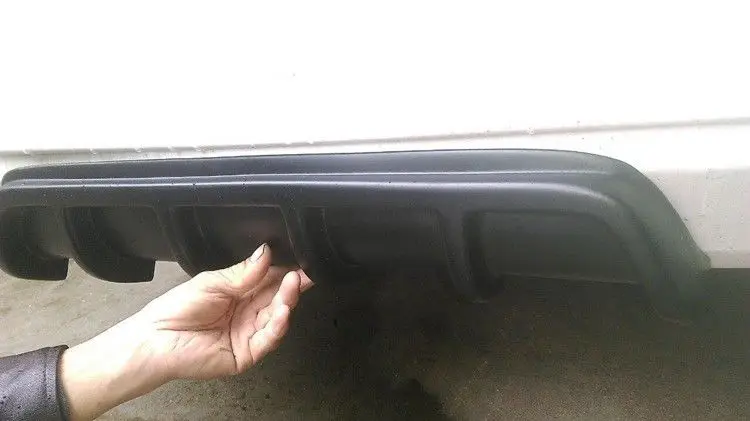 25 &quotx 5&quot матовый черный Автомобильный задний Акулий плавник изогнутый аддон