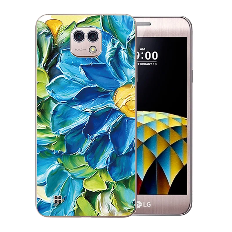 Чехол для LG X Cam мягкий чехол из ТПУ с рисунком Ван Гога K580 K580DS 5 2 дюйма чехлы