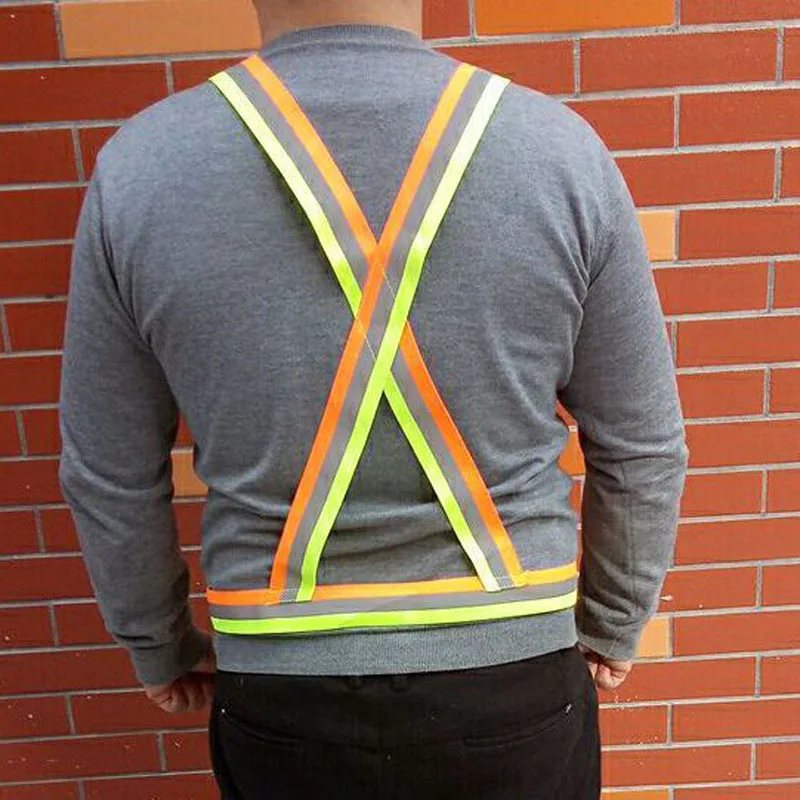 1PCS Model V Reflective Safety Vest Tapes Is Suitable For Road Traffic Police Sanitation Workers Warning Props Supplies | Автомобили и
