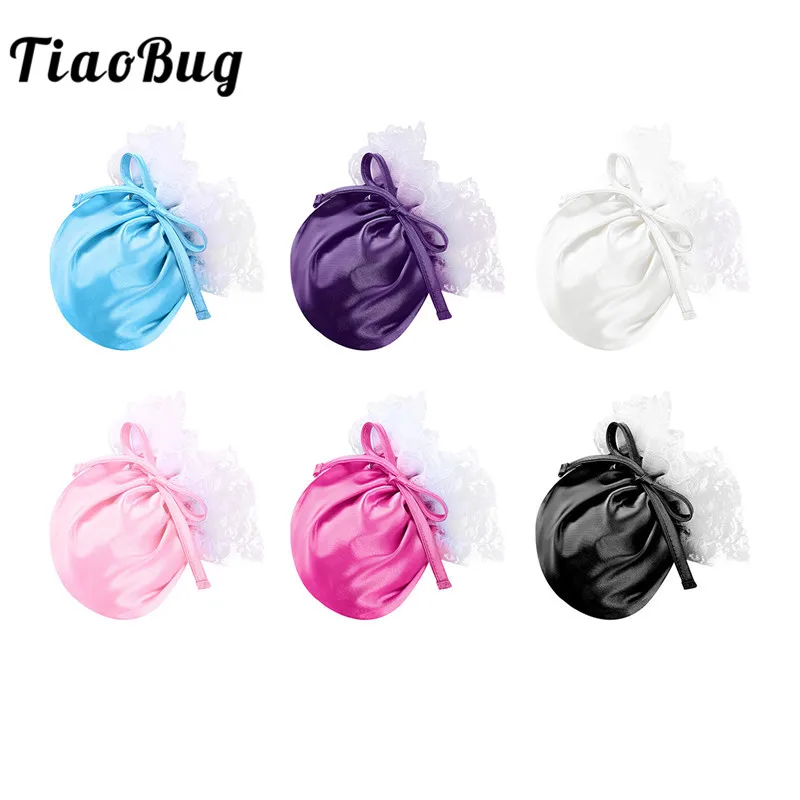 TiaoBug эластичные атласные мужские со шнурком C String цветочные кружевные трусики