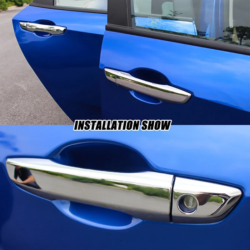 Накладка на дверную ручку для Honda Civic 2016 2017 2018 2019 2020 седан хэтчбек|Хромирование| |