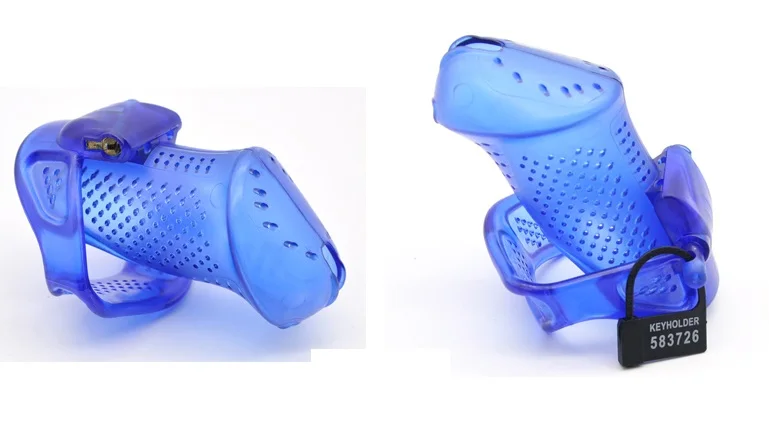 Мужская длинная перфорированная 3D клетка для пениса с 3 дуговыми кольцами 5