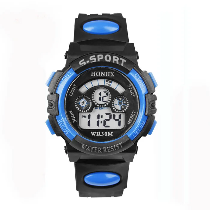 HONHX Children Watch Digital 2020 Fashion Boys Girls Kids LED Silicone Band Black Wristwatches Students Sports Watches | Наручные часы