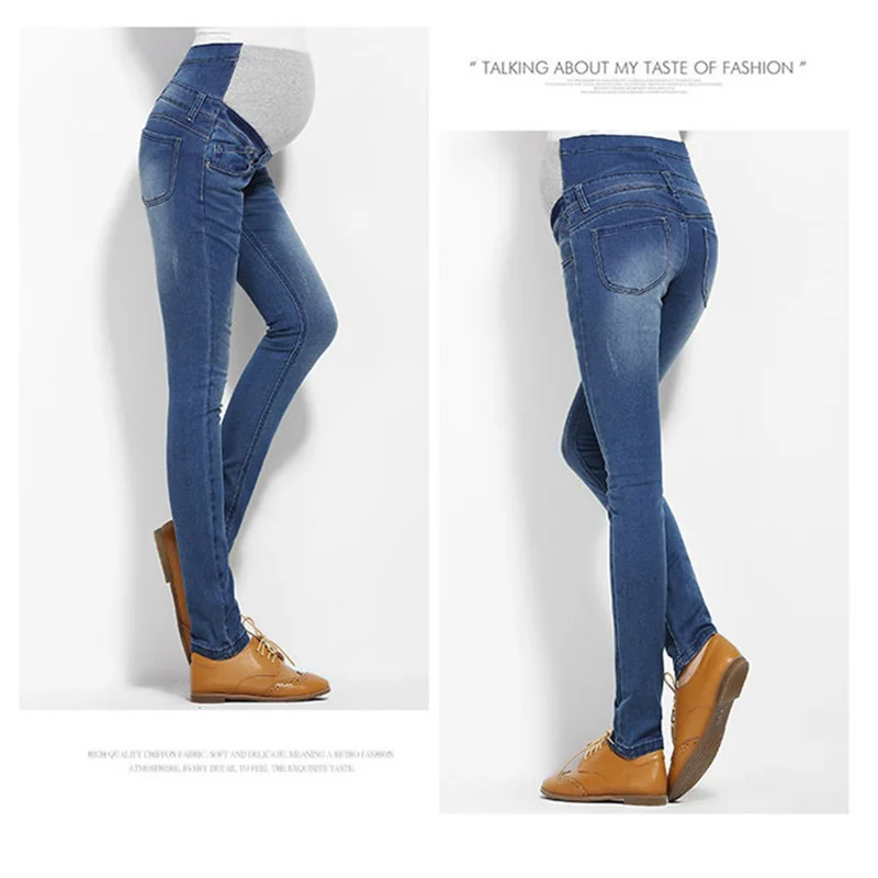 Женские джинсы для беременных с эластичной талией размера плюс|jeans for pregnant