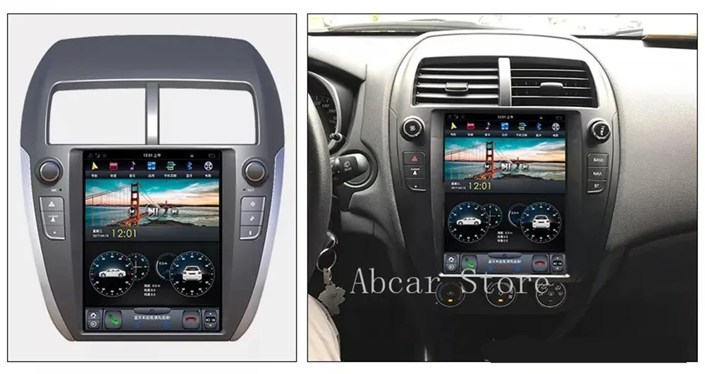 10,4 ''Tesla стиль Android 8,1 автомобильный dvd-плеер gps навигация для MITSUBISHI ASX RVR Outlander Sport 2010- стерео радио PX6