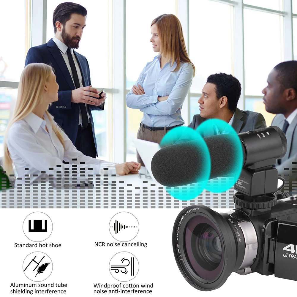 4K цифровая камера для путешествий, приключений, дома, профессиональная инфракрасная ночная съемка, портативная DV