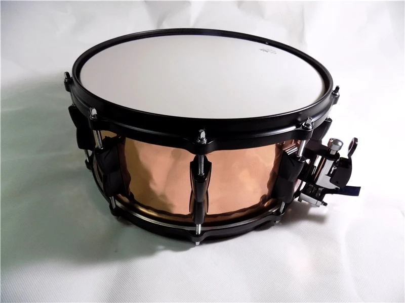 SUERTE 1"* 6,5" Чеканная медь Snare барабан полиэстер барабанная головка Литой обруч металлические барабанные инструменты promissionais