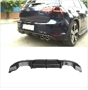 MK7 углеродного волокна заднего бампера для губ Диффузор для Volkswagen Golf 7 GTI хэтчбек- O Стиль