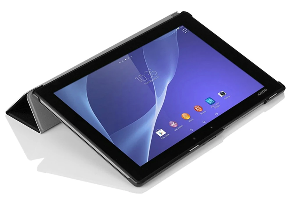 Ультра тонкий роскошный чехол-книжка Кастер кожаный чехол Smart Cover для sony Xperia планшет Z2 10,1 SGP541/511/512/521CN 10,1"