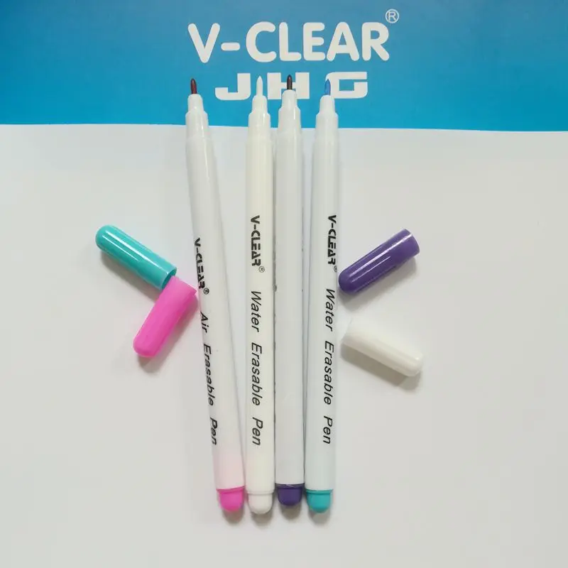 Маркер VCLEAR синий стираемый в воде белая Водорастворимая Ручка фиолетовый маркер