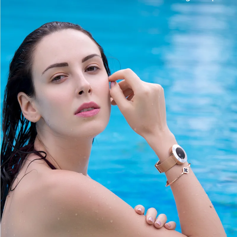 2018 высота Bluetooth Смарт часы нержавеющая сталь водостойкие Носимых устройств Smartwatch