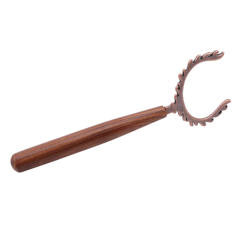 Эбеновое дерево палисандр пламя чайные подносы чашка вилка зажим держатель для