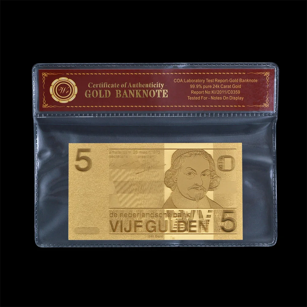 Подарки с гравировкой позолоченные банкноты ПВХ | Дом и сад