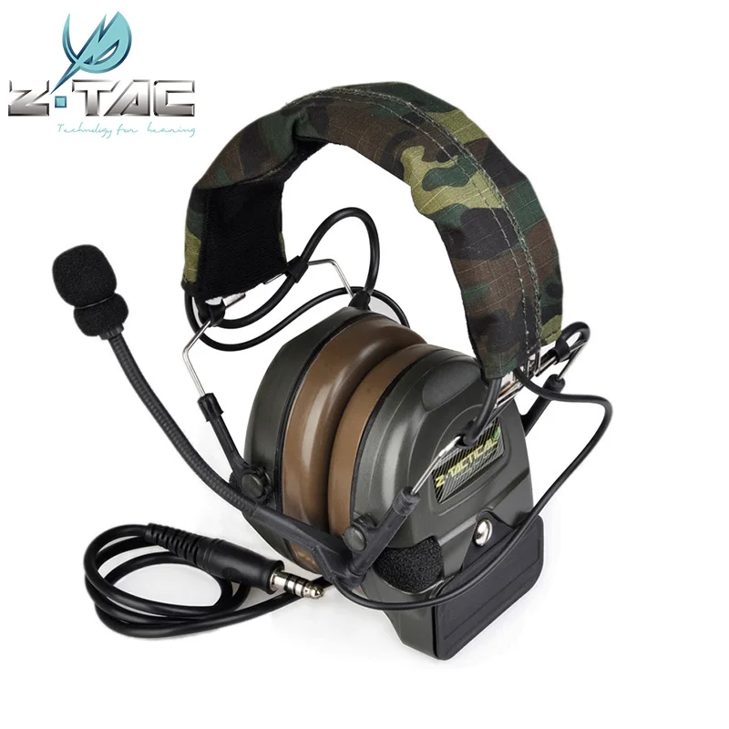 Z тактический TAC Sordin Тактический Airsoft Comtac I гарнитура шлем Шум шумоподавления Softair