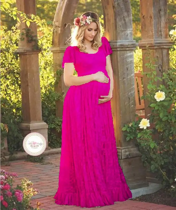 Sweety Кружево Средства ухода за кожей для будущих мам платье Подставки фотографий