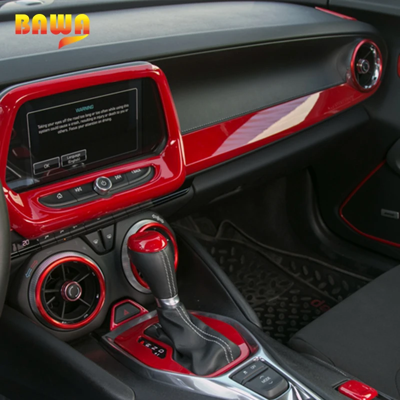 Автомобильные наклейки для интерьера 6 го поколения Chevrolet Camaro 2017 + автомобильный