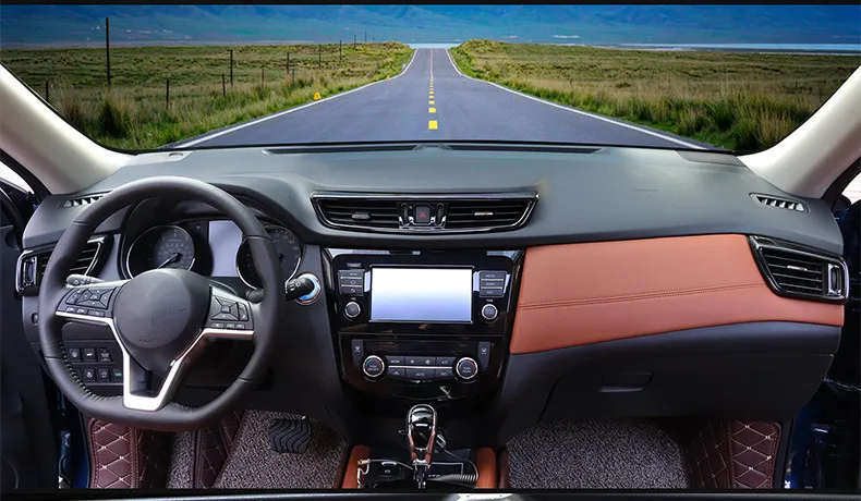 Для Nissan X-trail X trail T32- Автомобильная внутренняя навигационная панель управления кондиционер декоративная рамка выпускного отверстия крышка