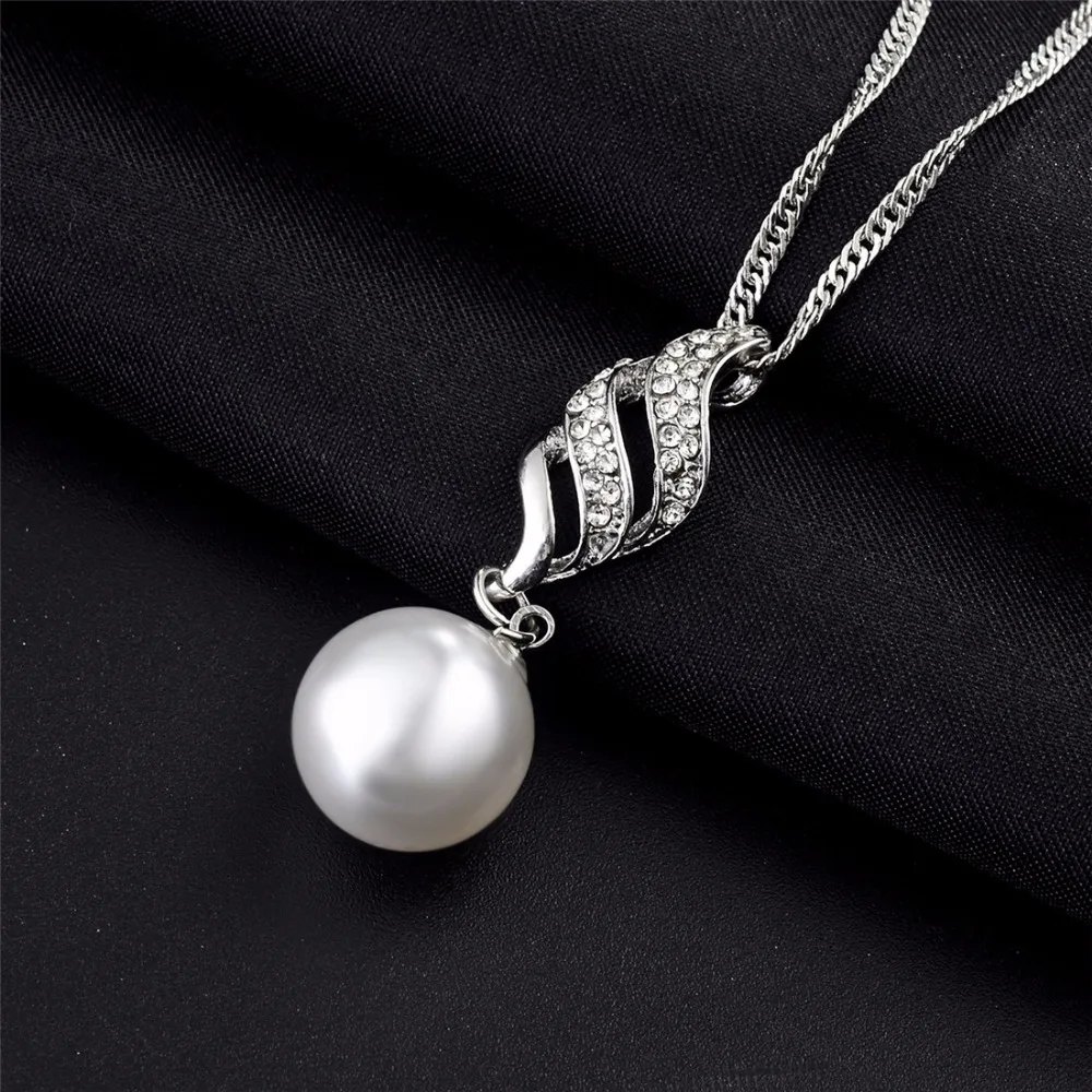 Бренд жемчужина спираль Форма Благородный моды ручной работы Цепочки и ожерелья