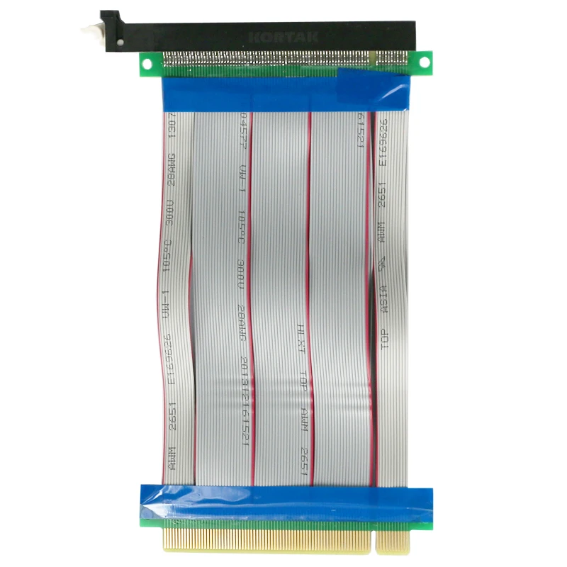 Новый адаптер PCI E 16X к Riser Card удлинитель кабеля 16 X Express Гибкий 1X 4X 8X для BTC Miner Mining|pci