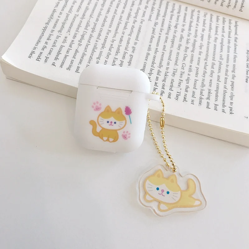 Чехол с мультяшной улыбкой для наушников Airpods 2 Чехол защитный чехол для Airpods 1 чехол для наушников Мягкие силиконовые наушники-капельки чехол сумка - Цвет: Pattern 4