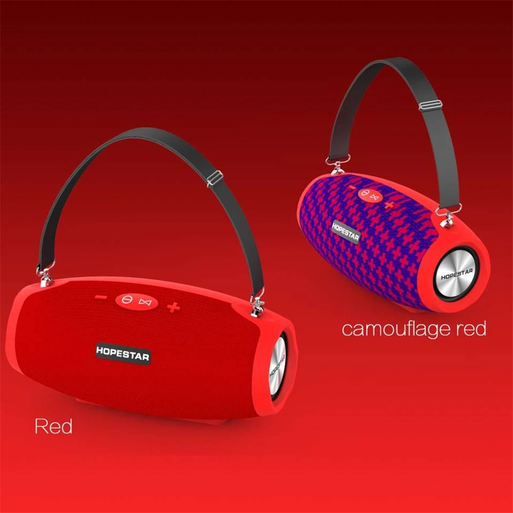 HOPESTAR H26 регби беспроводной портативный Bluetooth динамик стерео Саундбар бас