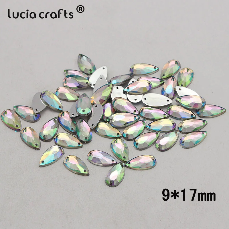 Style 12 50pcs 20/50/100/200/500 шт AB Цвет мульти-Форма акриловый кристалл Faltback пришить Стразы Серебряные Камни бусины DIY аксессуары D1304 - Цвет: Style 12 50pcs