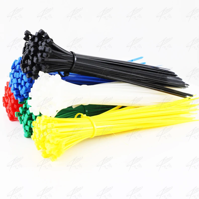 Стандартные Кабельные стяжки 4*100 мм 200 шт. пластиковые нейлоновые кабельные с