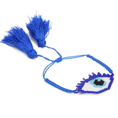 Go2boho MIYUKI сглаза браслет Мода Insta ювелирные изделия Bileklik синяя Хамса рука Pulseras Mujer браслет женский подарок ручной работы
